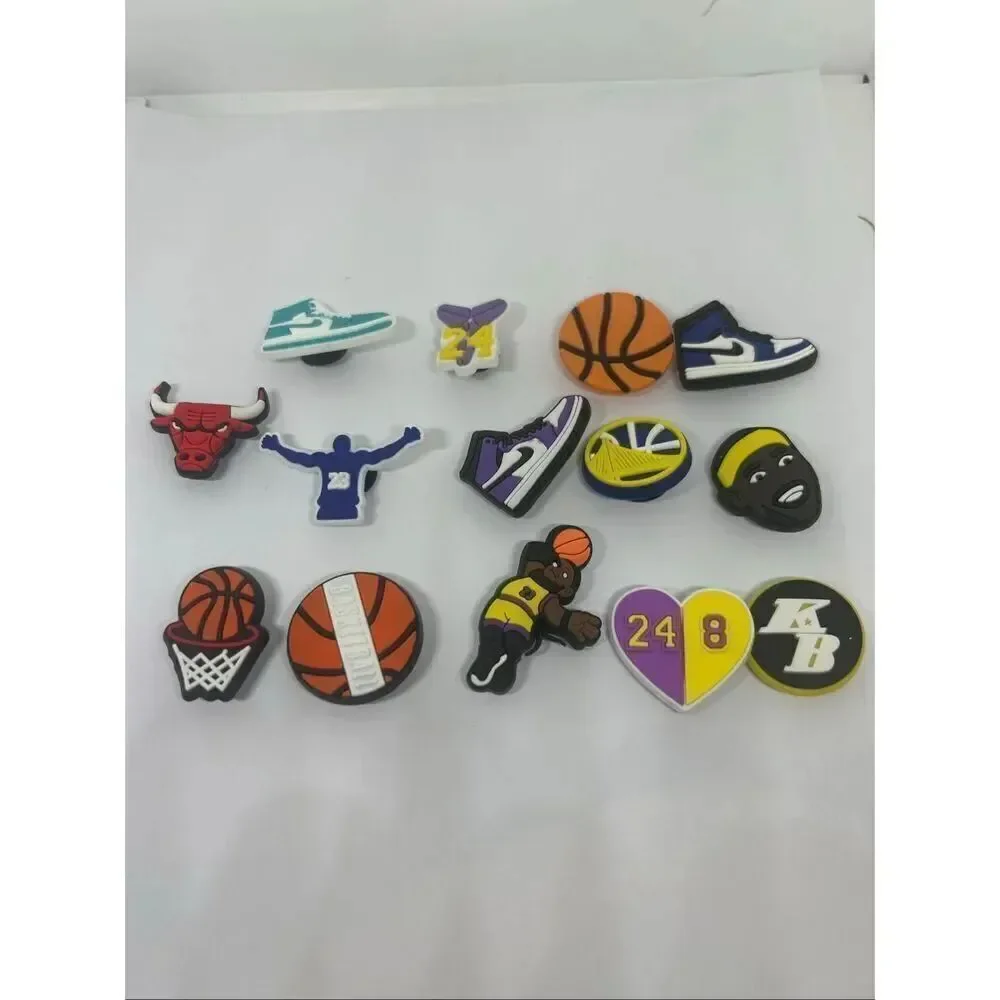 Set of 14 Basketball Shoe Charms / Bag Charms – NBA, Sneakers & Hoops